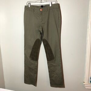 Millard Fillmore womens equestrian riding pants 30 stretchy suede leg patches